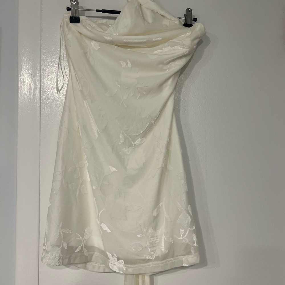 Hello Molly Ivory Dress- elegant, floral